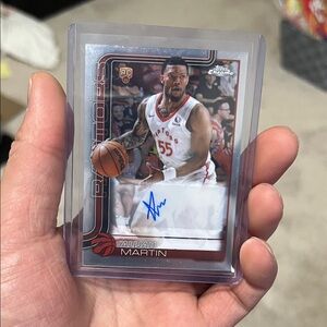Alijah Martin Toronto Raptors Autograph